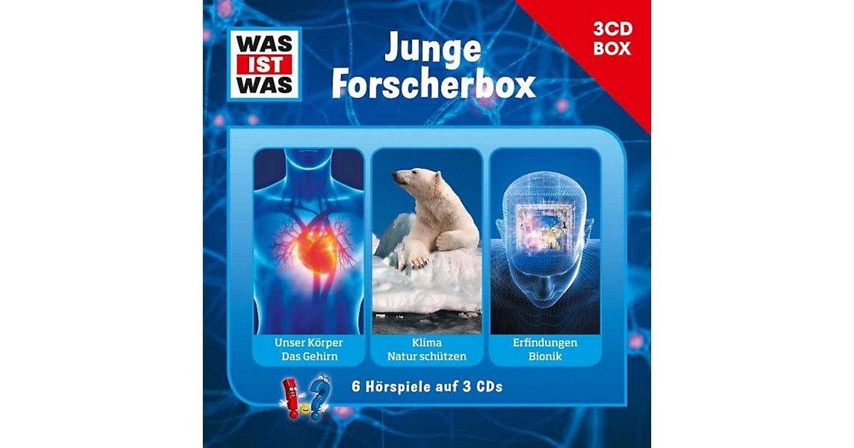 WAS IST WAS Hörspiele: Junge Forscher-Box, Audio-CDs Hörbuch von Tessloff Verlag