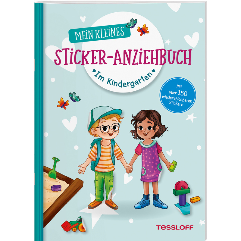 Spielen & Beschäftigen / Mein kleines Sticker-Anziehbuch. Im Kindergarten von Tessloff