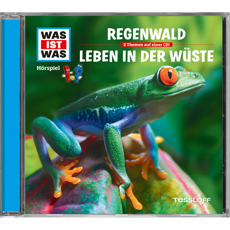 WAS IST WAS Hörspiel: Regenwald / Leben in der Wüste,Audio-CD von Tessloff