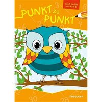 TESSLOFF 378864016 Punkt zu Punkt. Von 1 bis 110 und A bis Z (Eule) von Tessloff