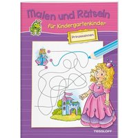 TESSLOFF 378864094 Malen und Rätseln für Kindergartenkinder Prinzessinnen von Tessloff