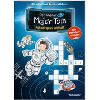 TESSLOFF 378864109 Der kleine Major Tom. Rätselheft 1 mit Fensterstickern: Weltall von Tessloff