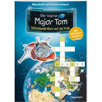 TESSLOFF 378864110 Der kleine Major Tom. Rätselheft 2 mit Fensterstickern: Blick zur Erde von Tessloff