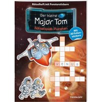 TESSLOFF 378864111 Der kleine Major Tom. Rätselheft mit Fensterstickern: Planeten von Tessloff