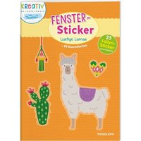 TESSLOFF 378864126 Fenster-Sticker. Lustige Lamas von Tessloff