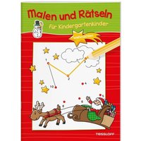 TESSLOFF 378864130 Malen und Rätseln für Kindergartenkinder Weihnachten TESSLOFF 378864130 Malen und Rätseln für Kindergartenkinder Weihnachten von Tessloff