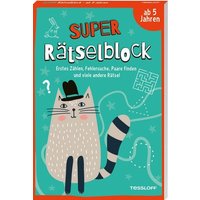 TESSLOFF 378864505 Super Rätselblock ab 5 Jahren von Tessloff