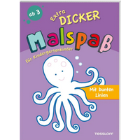 TESSLOFF 378864588 Extradicker Malspaß für Kindergartenkinder. Mit bunten Linien von Tessloff