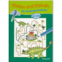 TESSLOFF 378864590 Malen und Rätseln für Kindergartenkinder. Dinosaurier TESSLOFF 378864590 Malen und Rätseln für Kindergartenkinder. Dinosaurier von Tessloff