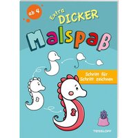 TESSLOFF 378864667 Extradicker Malspaß. Schritt für Schritt zeichnen von Tessloff