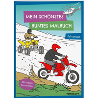 TESSLOFF 378864670 Mein schönstes buntes Malbuch. Fahrzeuge von Tessloff