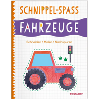 TESSLOFF 378864679 Schnippel-Spaß. Fahrzeuge. Schneiden - Malen - Nachspuren von Tessloff
