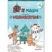 TESSLOFF 378864699 24 x malen und dann ist Weihnachten! von Tessloff