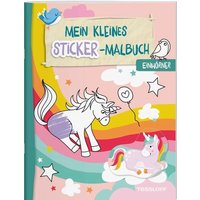 TESSLOFF 378864711 Mein kleines Sticker-Malbuch. Einhörner von Tessloff