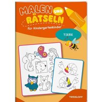 TESSLOFF 378864723 Malen und Rätseln für Kindergartenkinder. Tiere TESSLOFF 378864723 Malen und Rätseln für Kindergartenkinder. Tiere von Tessloff
