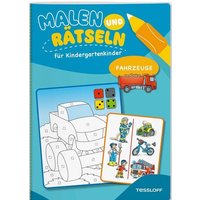 TESSLOFF 378864726 Malen und Rätseln für Kindergartenkinder. Fahrzeuge TESSLOFF 378864726 Malen und Rätseln für Kindergartenkinder. Fahrzeuge von Tessloff