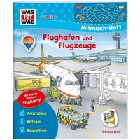 TESSLOFF 378867584 WAS IST WAS Junior Mitmach-Heft Flughafen und Flugzeuge von Tessloff