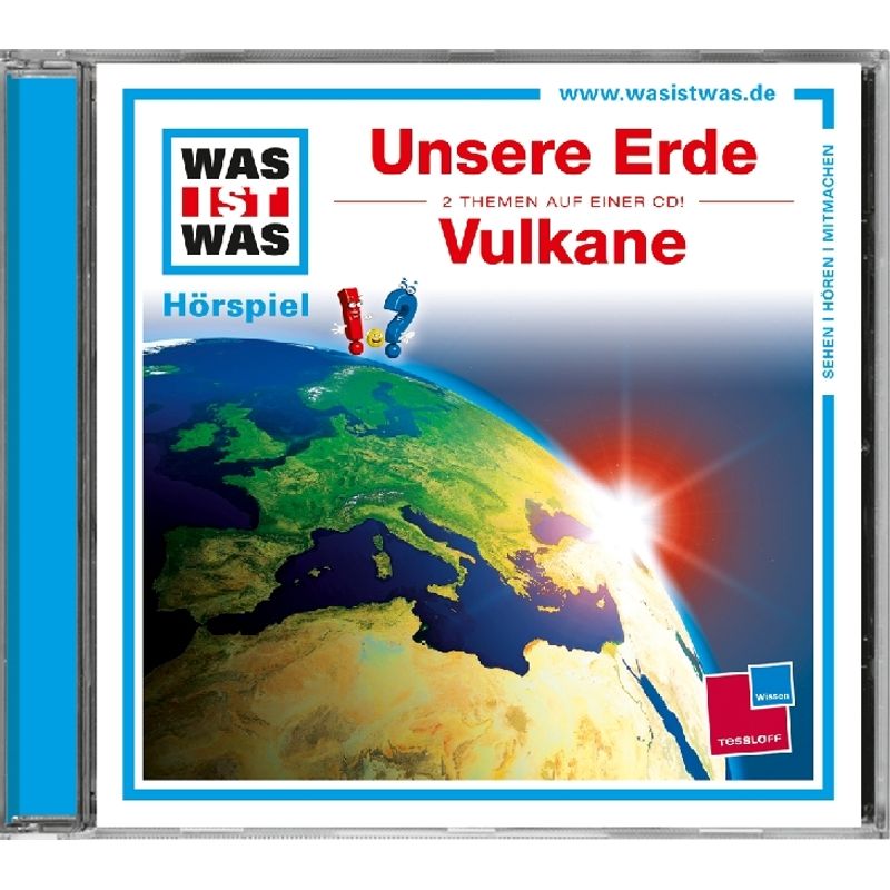 WAS IST WAS Hörspiel: Unsere Erde / Vulkane,Audio-CD von Tessloff