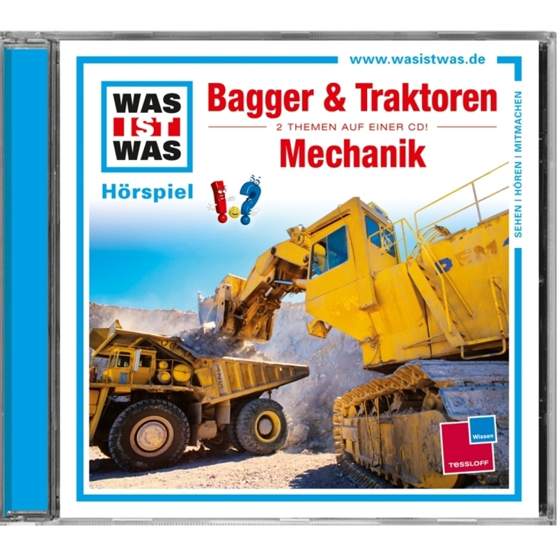 Was ist was Hörspiele - WAS IST WAS Hörspiel: Bagger & Traktoren/ Mechanik,Audio-CD von Tessloff