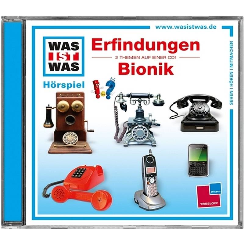 WAS IST WAS Hörspiel: Erfindungen; Bionik,Audio-CD von Tessloff