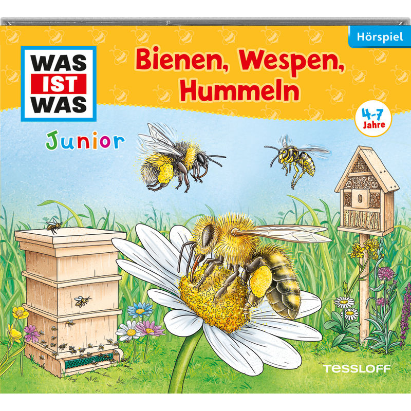 WAS IST WAS Junior Hörspiel. Bienen, Wespen, Hummeln,Audio-CD von Tessloff Verlag Ragnar Tessloff GmbH & Co. KG