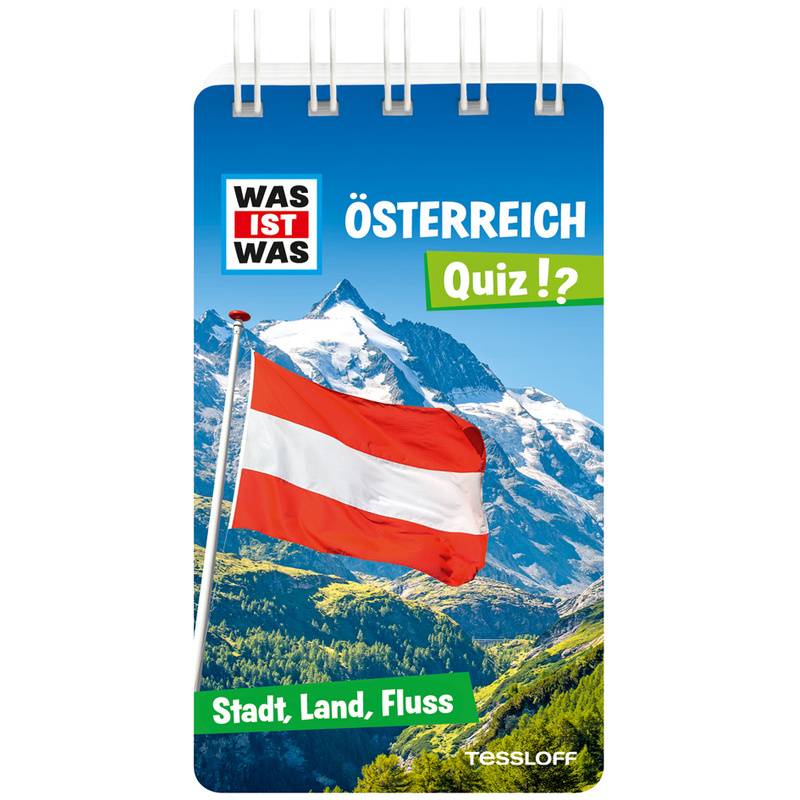 WAS IST WAS Quiz Stadt, Land, Fluss - Österreich von Tessloff