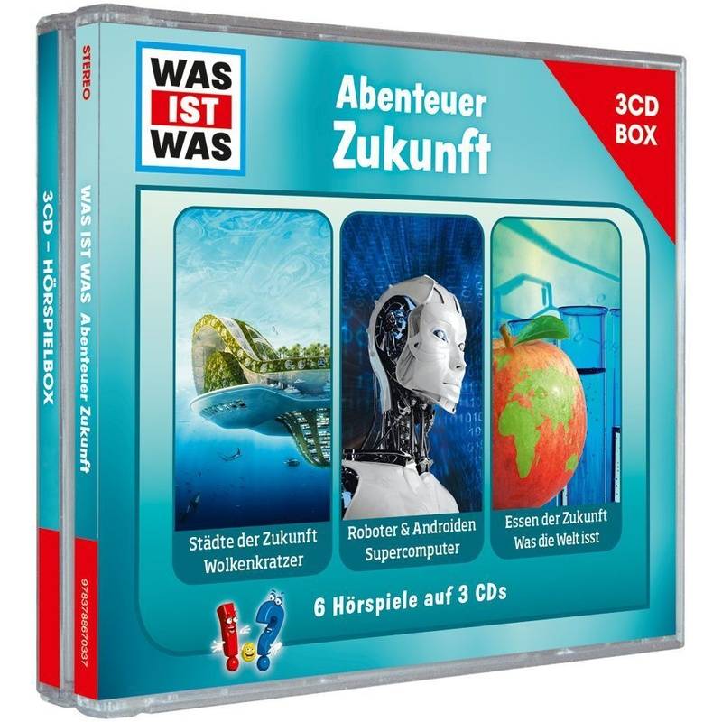 Was Ist Was - 3-CD Hörspielbox Vol.11 - Abenteuer Zukunft von Tessloff
