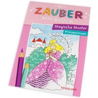 Zauber-Malblock, Prinzessinnen, 31 Blatt, 21cm x 14,8cm Zauber-Malblock, Prinzessinnen, 31 Blatt, 21cm x 14,8cm von Tessloff