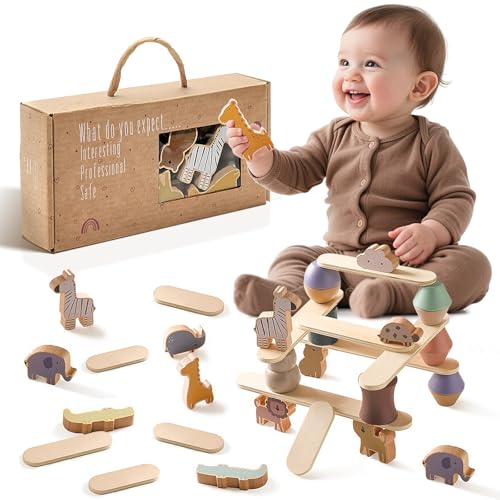Teverellsax Montessori Spielzeug ab 2 3 4 Jahr, StapelspielTier auf Tier Balancierspiel für Kinder,Holzspielzeug Spielzeug ab 2 Jahr, Baby Training lernspielzeug Kinderspielzeug ab 2 3 Jahre Teverellsax Montessori Spielzeug ab 2 3 4 Jahr, StapelspielTier auf Tier Balancierspiel für Kinder,Holzspielzeug Spielzeug ab 2 Jahr, Baby Training lernspielzeug Kinderspielzeug ab 2 3 Jahre von Teverellsax