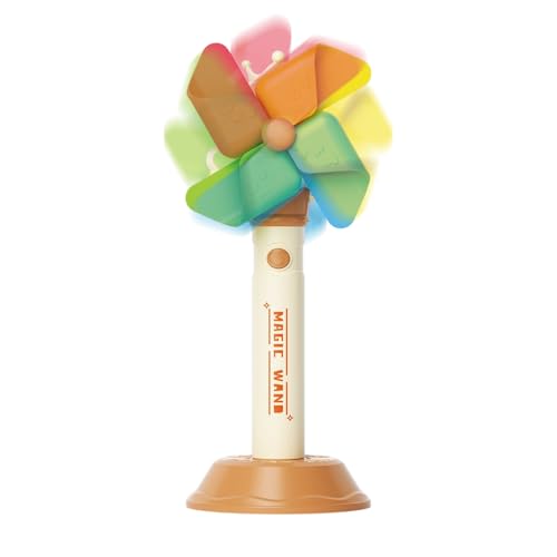 Kinder Seifenblasenmaschine, Elektrisches Musik-Spielzeug Mit LED-Beleuchtung, 3-Stufen Windrad-Seifenblasenautomat Für Kinder Ostern Weihnachten Garten Aktivitäten von Tewzafiya