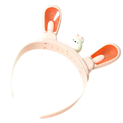 LED Kopfband - Hasenohren Kopfschmuck,Helligkeit Verstellbares Kinderkostüm Zubehör Für Mädchen Feste Outfits Geburtstag Fasching Halloween Karneval Ostern von Tewzafiya