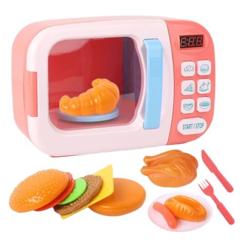 Mikrowellen Spielzeug,Kleinkinder Spielküchen Essen Spielzeug mit Licht und Sound - Realistischer Timer Mikrowelle für Rollenspiel Vorschule und Mädchen Baby Picknick Klassenzimmer Zuhause Restaurant Mikrowellen Spielzeug,Kleinkinder Spielküchen Essen Spielzeug mit Licht und Sound - Realistischer Timer Mikrowelle für Rollenspiel Vorschule und Mädchen Baby Picknick Klassenzimmer Zuhause Restaurant von Tewzafiya