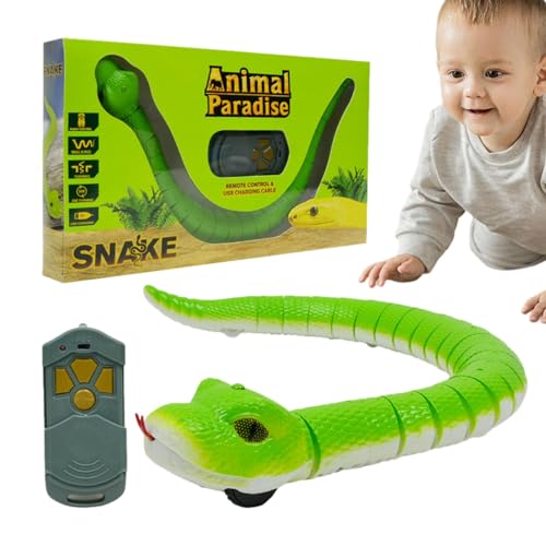 RC -Schlangenspielzeug, Infrarot -Controller -Schlangenspielzeug,Batterieantriebes Schlangenspielzeug - Buntes Fernbedienungsstieren, schnell bewegende Smart -Sensing -Tier für, Mädchen RC -Schlangenspielzeug, Infrarot -Controller -Schlangenspielzeug,Batterieantriebes Schlangenspielzeug - Buntes Fernbedienungsstieren, schnell bewegende Smart -Sensing -Tier für, Mädchen von Tewzafiya