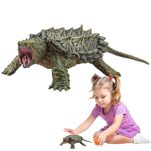 Schnappschildkröte, Schildkröte Figur,Realistisches Schnappschildkrötenspielzeug | Home Dekoration, Bildungsspielzeug Reptilien -Tiersammlung für Kinder Erwachsene Schnappschildkröte, Schildkröte Figur,Realistisches Schnappschildkrötenspielzeug | Home Dekoration, Bildungsspielzeug Reptilien -Tiersammlung für Kinder Erwachsene von Tewzafiya