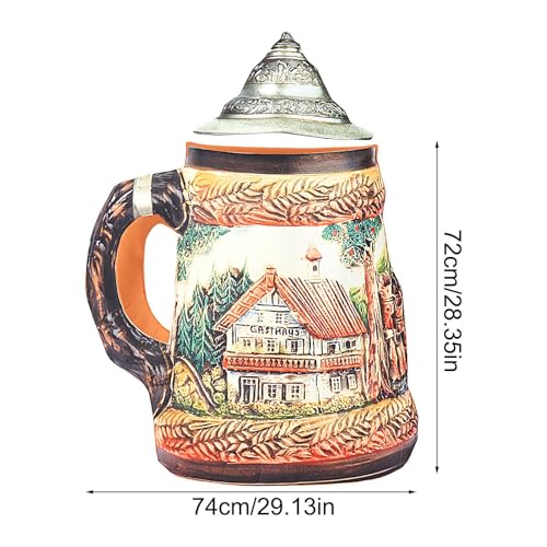 Tewzafiya Bierflaschen Kostüm - Klassisches Bierglas Kostüm Erwachsene - Spaßiger Overall für Oktoberfest Erwachsene Kinder Mädchen Cosplay Partys von Tewzafiya