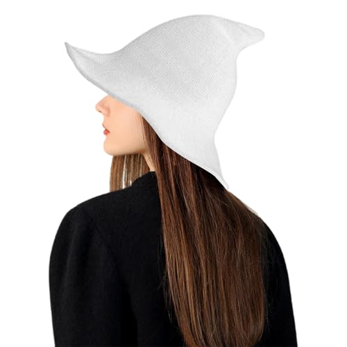 Tewzafiya Hexenhüte Halloween | Gestrickter Spitzhut Für Damen Kostümzubehör - Accessoire Für Verkleidung Und Feste Kopfschmuck Für Feiertage Bühnenauftritte Und Fotografie Tewzafiya Hexenhüte Halloween | Gestrickter Spitzhut Für Damen Kostümzubehör - Accessoire Für Verkleidung Und Feste Kopfschmuck Für Feiertage Bühnenauftritte Und Fotografie von Tewzafiya