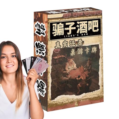 Tewzafiya Kartenspiele für Familien, lustige Kartenspiele - Break -Spiel,Ren unterhaltsames Spielzeug für mehr Spieler, interaktive Aktivitäten für Cookouts und Versammlungen Tewzafiya Kartenspiele für Familien, lustige Kartenspiele - Break -Spiel,Ren unterhaltsames Spielzeug für mehr Spieler, interaktive Aktivitäten für Cookouts und Versammlungen von Tewzafiya