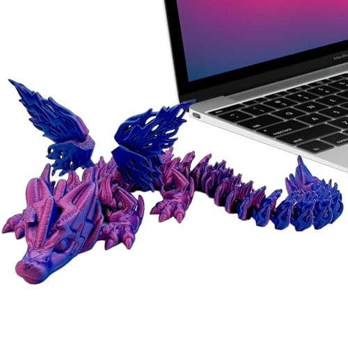 Tewzafiya Schreibtisch-Dinosaurierfiguren, beweglicher Dinosaurier -Druck | -Druck Figur Dinosaurier mit Flügeln - Flexible Dinosaurier-Tischdekoration mit Farbverlauf für Bücherregal, Schreibtisch Tewzafiya Schreibtisch-Dinosaurierfiguren, beweglicher Dinosaurier -Druck | -Druck Figur Dinosaurier mit Flügeln - Flexible Dinosaurier-Tischdekoration mit Farbverlauf für Bücherregal, Schreibtisch von Tewzafiya