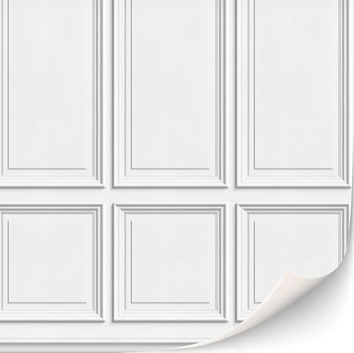 3 Blatt Selbstklebende Ziegelmauer Wandverkleidung für Puppenhäuser Maßstab 1:12 (Holzvertäfelte Wand Renaissance) von TexturKontor