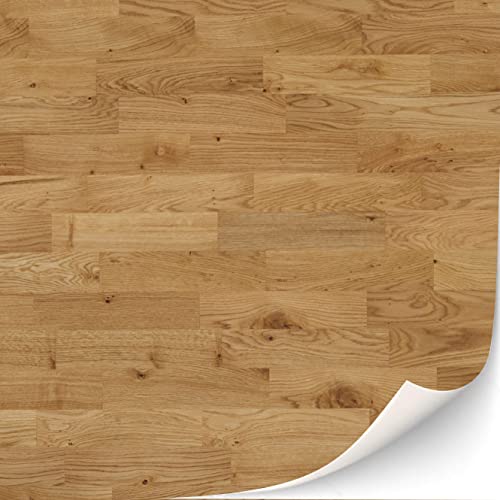3 Blatt Selbstklebender Fußbodenbelag für Puppenhäuser Maßstab 1:12 (Apfelholz) von TexturKontor