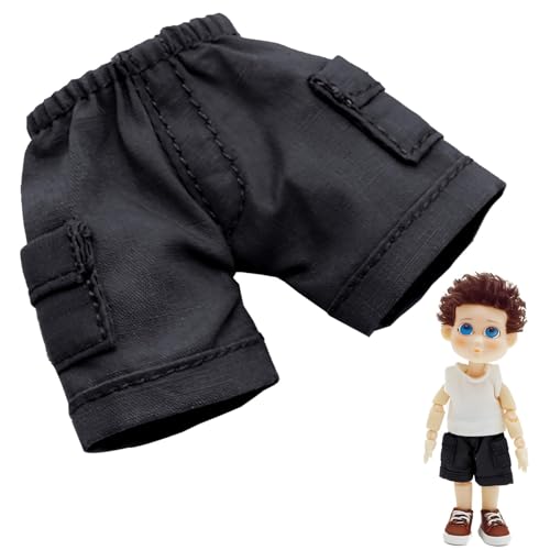 Denim-Shorts für Actionfiguren – handgefertigte Kleidung für 6,1 x 4,6 cm Puppen, lichtecht, perfekt dimensioniertes Spielzeugzubehör Denim-Shorts für Actionfiguren – handgefertigte Kleidung für 6,1 x 4,6 cm Puppen, lichtecht, perfekt dimensioniertes Spielzeugzubehör von Texvora