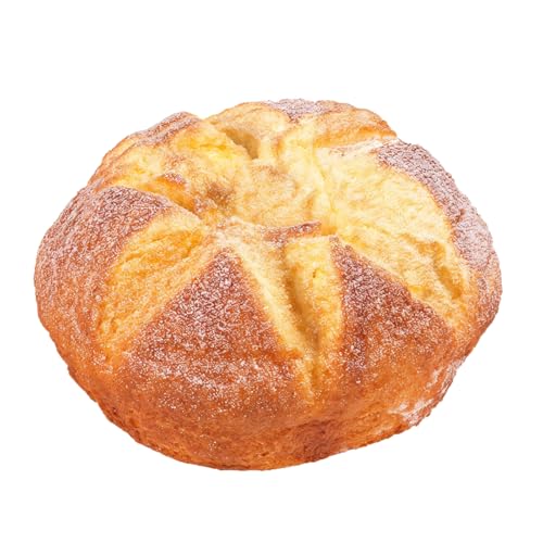 Künstliches Pu-Brot, 14 x 13 x 7 cm, realistisches Kunstbrot für Fotografie-Requisiten, Displays, Heimdekoration und Spielzeug Künstliches Pu-Brot, 14 x 13 x 7 cm, realistisches Kunstbrot für Fotografie-Requisiten, Displays, Heimdekoration und Spielzeug von Texvora