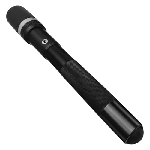 Teleskop-Billard-Queue-Verlängerung, Aluminium und Kunststoff, schwarz, rutschfester Griff, Twist-Lock, kompatibel mit 32,6 cm Queues Teleskop-Billard-Queue-Verlängerung, Aluminium und Kunststoff, schwarz, rutschfester Griff, Twist-Lock, kompatibel mit 32,6 cm Queues von Texvora