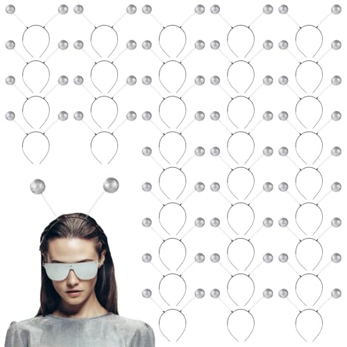 Texvora Alien-Ohren-Haarband, Weltraum-Thema, Schaumstoff-Kostüm-Zubehör für Damen, Halloween-Feier, 40 Stück von Texvora