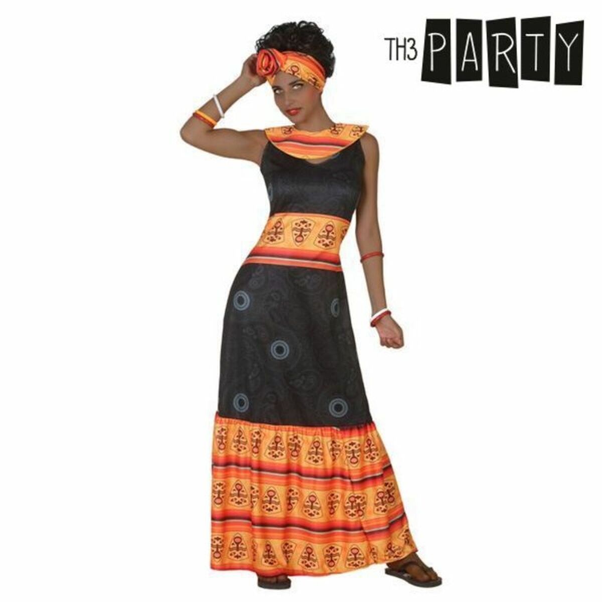 Verkleidung für Erwachsene (2 pcs) Afrikanerin von Th3 Party