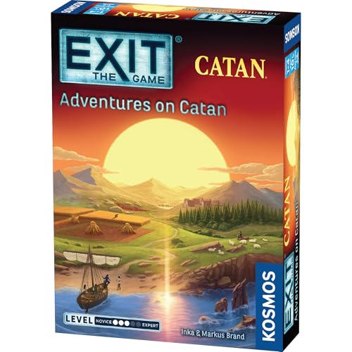 EXIT The Game - Abenteuer auf Catan | Interaktives Escape Room Experience | Kooperativ | 1-4 Spieler | 10+ | Kosmos | Spiel für Kinder und Erwachsene von Thames and Kosmos