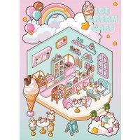 Ice Cream Café: Cute ‘n’ Cozy Mini Puzzle Ice Cream Café: Cute ‘n’ Cozy Mini Puzzle von Thames and Hudson