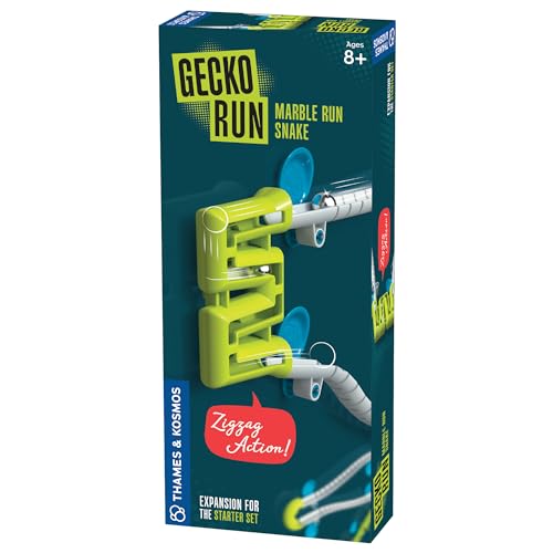 Gecko Run Kugelbahn Snake Erweiterungspaket von Thames & Kosmos - extra Zickzack-Labyrinth für vertikale Kugelbahn Starterset; Schnelle, No-Mess Setup, rückstandsfreie Nano-Klebepads für stundenlanges Gecko Run Kugelbahn Snake Erweiterungspaket von Thames & Kosmos - extra Zickzack-Labyrinth für vertikale Kugelbahn Starterset; Schnelle, No-Mess Setup, rückstandsfreie Nano-Klebepads für stundenlanges von Thames & Kosmos