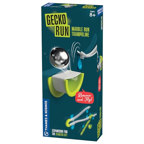 Gecko Run Kugelbahn Trampolin Erweiterungspaket von Thames & Kosmos - Extra-Stunt für vertikale Kugelbahn Starterset; schnelles, sauberes Setup mit rückstandsfreien Nano-Klebepads für stundenlanges Gecko Run Kugelbahn Trampolin Erweiterungspaket von Thames & Kosmos - Extra-Stunt für vertikale Kugelbahn Starterset; schnelles, sauberes Setup mit rückstandsfreien Nano-Klebepads für stundenlanges von Thames & Kosmos