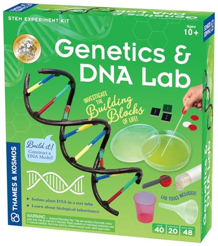 Thames & Kosmos, 665007, Genetics & DNA Lab, Learn About Biological Inheritance, Isolate Plant DNA in A Test Tube, 20 Experiments, Ages 10+ Thames & Kosmos, 665007, Genetics & DNA Lab, Learn About Biological Inheritance, Isolate Plant DNA in A Test Tube, 20 Experiments, Ages 10+ von Thames & Kosmos